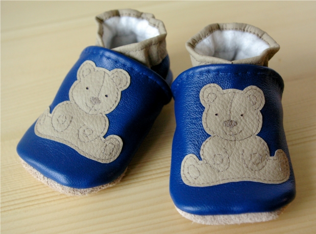 chaussons cuir souple artisanat français