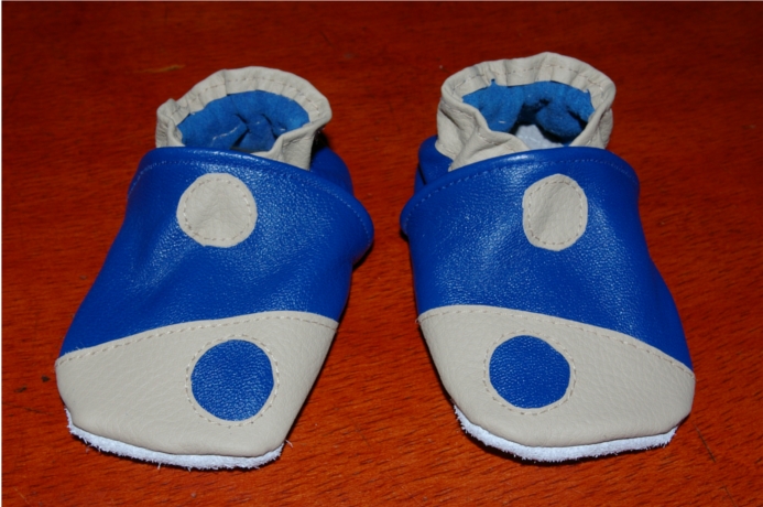 chaussons cuir souple artisanat français