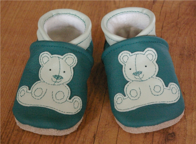 chaussons cuir souple artisanat français